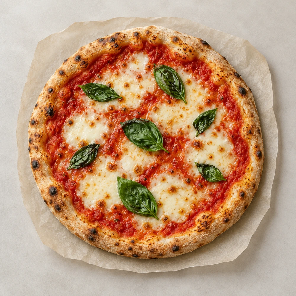 Margherita stonebaked pizza